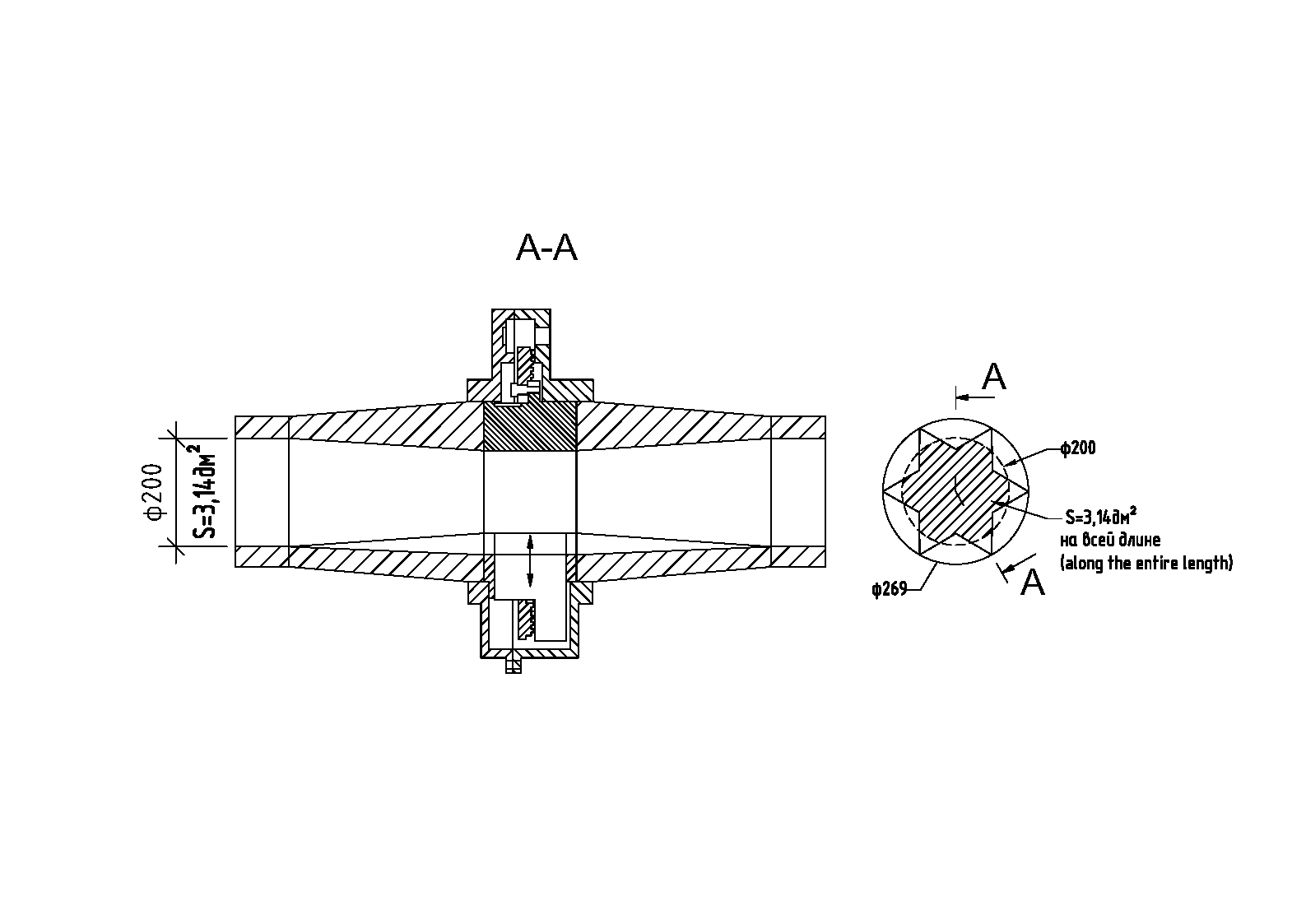 Regulator cross-section schematic